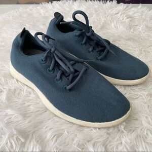 Allbirds Women's Wool Runners Twilight (Cream Sole)Sole Comfort Blue Merino sz 8